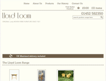 Tablet Screenshot of lloyd-loom.co.uk